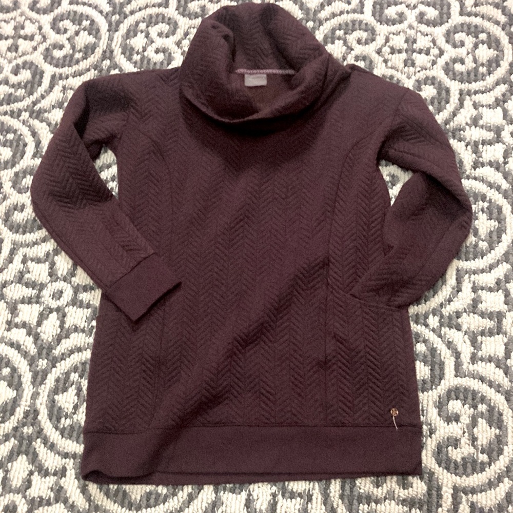 Cowl neck hoodie